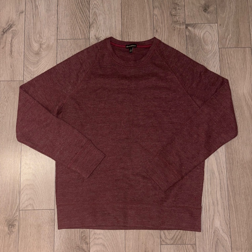 ❌SOLD❌ - Banana republic Men's Burgundy Sweater